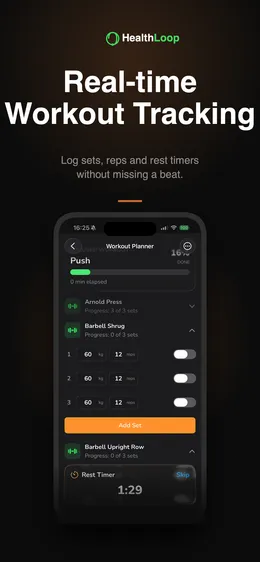 HealthLoop on iPhone, screenshot 4